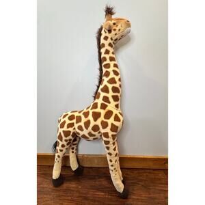 Melissa & Doug Giant Plush Animal Giraffe Safari Zoo Bendable Lifelike 35" HUGE